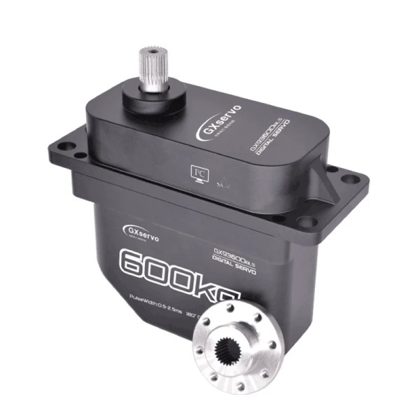 GXservo 600KG Super großes Drehmoment Bürstenloses 24-V-Riesenservo 93600BLS RC-Auto-LKW-Boot im Maßstab 1:5 Flugzeug roboter Hubschrauber UAV